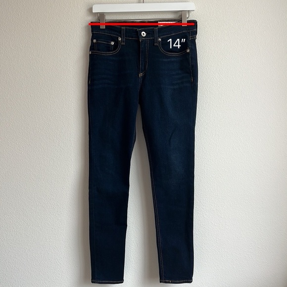 Rag and bone Cate Ankle Skinny - Carmen Mid-Rise Stretch Jean - Picture 14 of 16